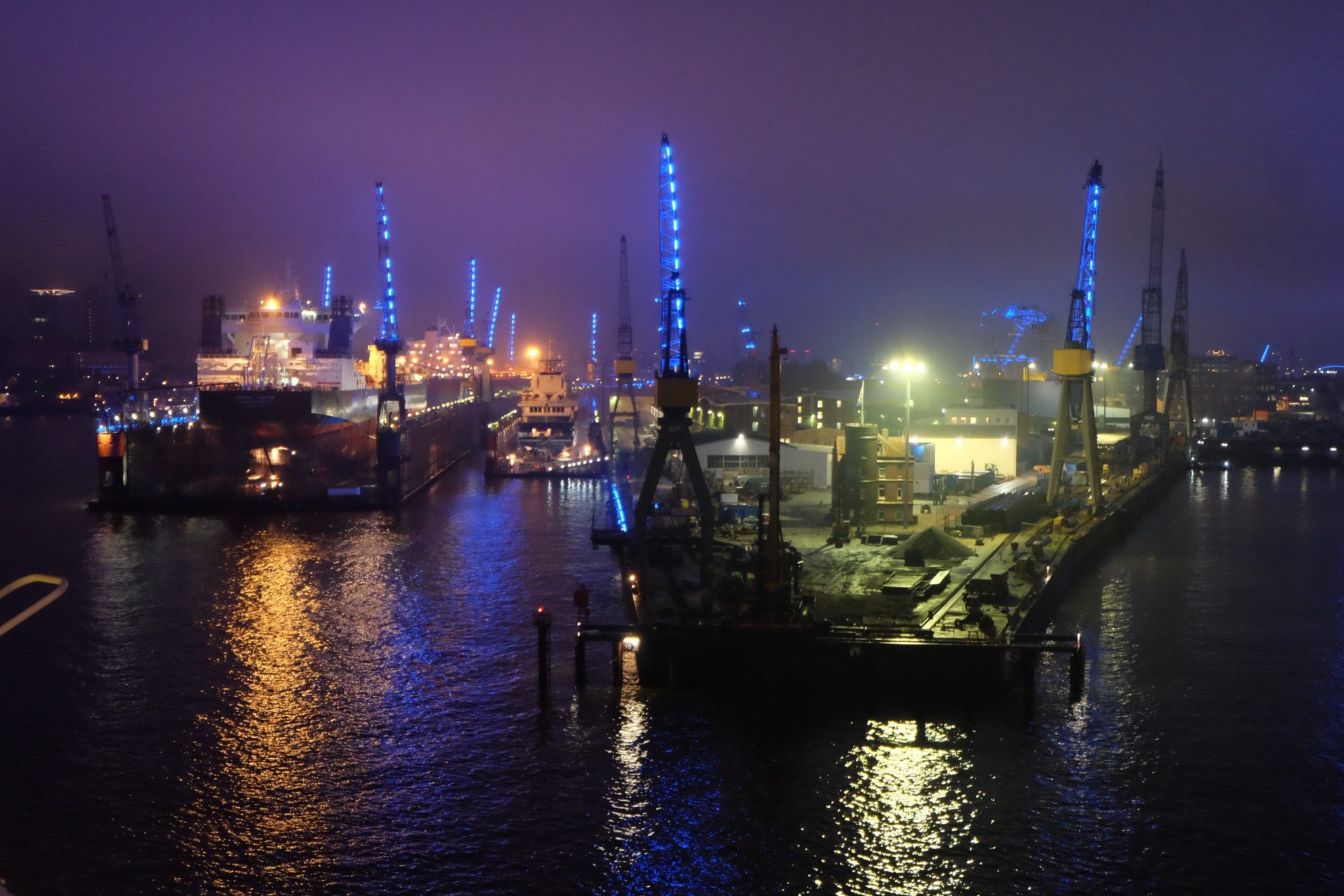 Hamburger Hafen Nacht